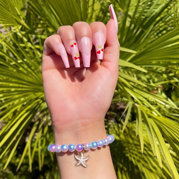 Mermaid handmade beaded bracelet - Picture 2 of 6